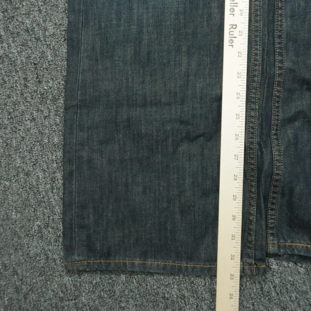Levis Jeans Mens 42x32 Blue 527 Slim Bootcut 5 Pocket Denim‎